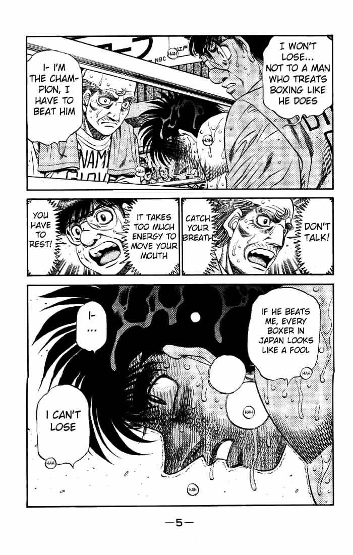 Hajime no Ippo: Fighting Spirit, Chapter 493 image 06